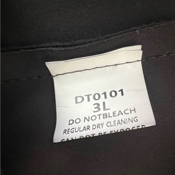 Goth tunic dress  long black corset sides size 3L pop over studded warrior - Picture 13 of 14